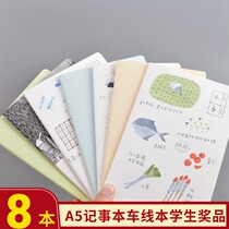 Creative cute hipster stationery notebook a5 notebook diary soft face copy Primary School students reward gifts prize