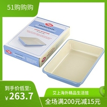 British Tala Handcrafted Rectangular Enamel Carbon Steel Induction Cooktop Oven Available Baking Tray Oven Roast Baking Pan Hardness High