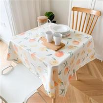 Hot tablecloth cloth oil Square p-shaped anti-square table regular free table anti-household Art water q cloth tablecloth meal small anti-washing Nordic