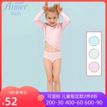 AIMER Kids loves childrens middle middle and middle triangle underwear AK122M82