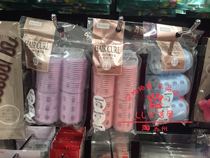 Japan Daiso self-adhesive hair curler with hairpin curler small and medium 5 hair curlers Self-adhesive hair curler tool