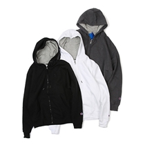 Spot TRENDY ENTERTAINMENT CHAMPION CS0897 HOODIE CLASSIC LOGO EMBROIDERY ZIPPER SWEATER HOODIE