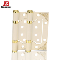 (Bangpai) BP4 * 3*2 5 inch bearing silent ivory white child hinge indoor door hinge