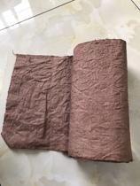 Old native cloth hand-woven hand-made plant dyed potato yak dyed thick grain coarse cloth retro ethnic tea mat