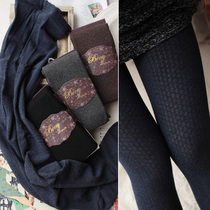 Cotton small sexy slightly transparent warm thick pantyhose bottoming socks spring autumn and winter Japanese original order