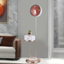 Modern light and luxurious living room floor clocks Home fashion ideas American-style Fancy Sofa Edge a few vertical timepieces