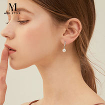 Stud earrings 2021 new fashion simple drop earrings female niche small high-grade sense earrings female temperament net red earrings