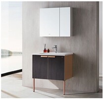 ARROW Wrigley bathroom ceramic bathroom cabinet combination set modern simple multi-layer solid wood washbasin