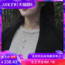 JLInN new lovers Following Lin Brand Lap Can Order Orchid Pendant Sweater Chain Entertainer Star Co-Money Chain