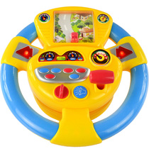 Goldman Toys Children Fun Mock Game Steering Wheel Drive Racing Plane With Light Music Childrens Interests