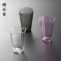 Clear Clouds Fasting Hawk Mouth Glass Justice Cup Day Male Cup Kongfu Tea With Teaters Broken Water Clean Without Hanging Cup