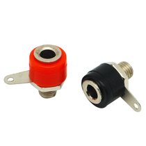  Gold plated 4mm Banana plug socket connector Small post head Mother seat Speaker Speaker Horn Multimeter terminal