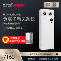 Northenberg household commercial vertical negative ion fresh air system intelligent removal of formaldehyde whole house ventilation 450F