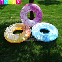 Transparent and increased swimming ring Adult Lifebuoy Axillary Wring Collar Floating Circle Thickening Water Bubble