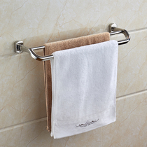 New 304 stainless steel mirror bright light polished double towel rod wool towel rack toilet hanging towel 7812