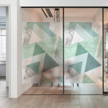 Glue-free electrostatic frosting film glass sticker transparent office bedroom window balcony kitchen privacy