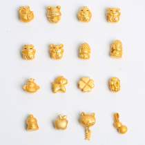 Vietnam sand gold pig horse chicken cat head Apple gourd beads with beads DIY braided red rope jewelry accessories accessories