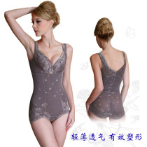 Summer sculpting clothes one-piece seamless abdomen lifting buttocks postpartum shaping thin fat MM belly slimming clothing body clothing