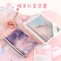 Students record Creative junior high school students female graduation commemorative book Primary school students female middle school students Cute pink small fresh guest book Korean version of the sixth grade little fairy personality childrens school record heart girl