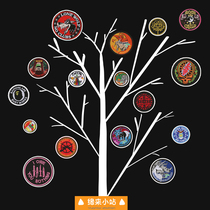 Clothing patch patch patch patch large round label subsidy dress patch Joker fashion self-adhesive no trace repair decal