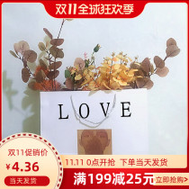 New wedding photography props handbag creative trend Street shooting props shopping bag photo studio photo collection flower bag