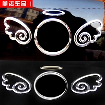 Angel Wings Car Sticker Metal Car Label Body Decoration Post Cartoon Personality Sticker Eagle