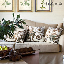 European-style American pattern sofa pillow bedside cushion pillow cover car pillow office sofa with core