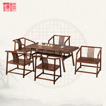 Tea art family Wu Jinmu Modern new Chinese Kung Fu tea table Dry tea table Tea table Tea table Tea table Tea table tea table tea table and chair combination