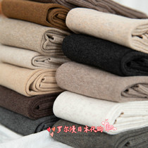 Japan TSUTSU thin striped micro-pressure pantyhose Autumn and winter cotton velvet thickened base step foot socks