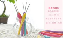1 piece of crochet colored soft handle crochet hook with a new whole set
