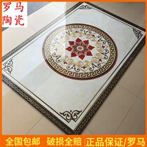 Living room carpet flower aisle parquet jigsaw puzzle Microspar floor tile 800x800 floor tile parquet tile