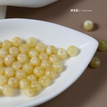 Streamer Home 6-12mm Russian white beeswax old beads barrel beads diy amber beeswax with beads