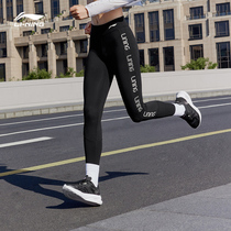 Li Ning Fitness Pants Lady Training Series Officer Net Womens Clothing Officer Net Elastic Yoga Pants Tight Sport Long Pants