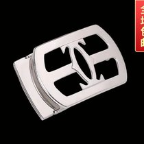 Bozi jewelry making new S925 sterling silver belt buckle mens silver belt head allergy spot customization