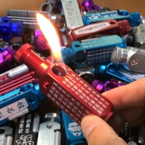 Handmade Flamedo Aviation Aluminum Trench Kerosene Lighter Small and Portable Quick Hand Shake Male Customized Gift