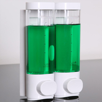 Hotel Hotel Hotel manually press large-capacity hand sanitizer bottle wall-mounted non-perforated soap dispenser shampoo shower gel box