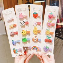 South Korea Childrens Head Accessories Net Red Hair Clip Women Hair Accessories Liu Hai Top Clip Baby Card Cute Princess Little Clip