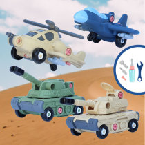 Childrens disassembly engineering vehicle boy screwdriver detachable assembly hands-on assembly educational toys 3-6 years old boy