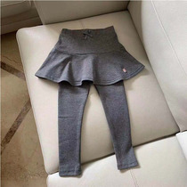 Girls plush skirt pants baby bear dress winter new children in the middle of the big childrens ocean relaxation TKTM87852O