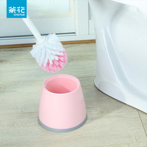 Camellia household toilet brush toilet wash toilet brush long handle set no dead corner cleaning brush toilet artifact