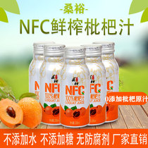 Sangyu NFC Freshly squeezed loquat juice puree Sugar-free non-concentrated juice liquid drink 208ml*8 bottles