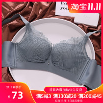 Small chest recommended flat chest special thickened 3cm underwear women anti-sagging upper support small a cup bra not empty cup gathering