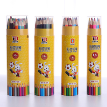 Color pencil set for students with professional hand painting brush 12 colors 24 colors 36 colors Drawing pen sketch bucket gift