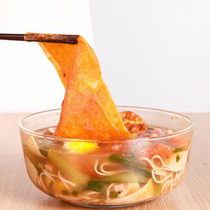 Kitchen stew soup boiled soup to oil paper soup with edible food oil absorption paper food special soup fried household round