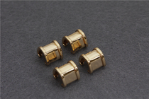 Japanese imported Dulles hardware briefcase briefcase scratch-resistant foot nails copper-plated real gold handmade leather goods