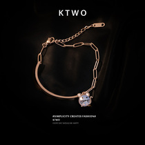 South Korea 2021 simple new fashion temperament kgold little mouse bracelet female niche ins Net red tide cold wind