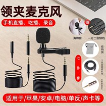 The new collar microphone professional camera microphone microphone audio-review recording mobile phone live broadcast of the bee cover