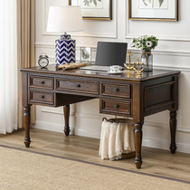 Hinton American solid wood desk American country desk European computer desk American desk American study furniture