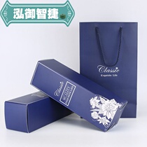 Red Wine Box Wine Wooden Box Iced Wine Packing Box Foreign Wine Gift Box Gift Bag Kit Boutique Wine Box Universal