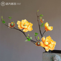 Emulated flower 3 head jade orchid small flower Chinese classical fake flower ancient incense 3D creative wedding boilerplate floral decoration flower